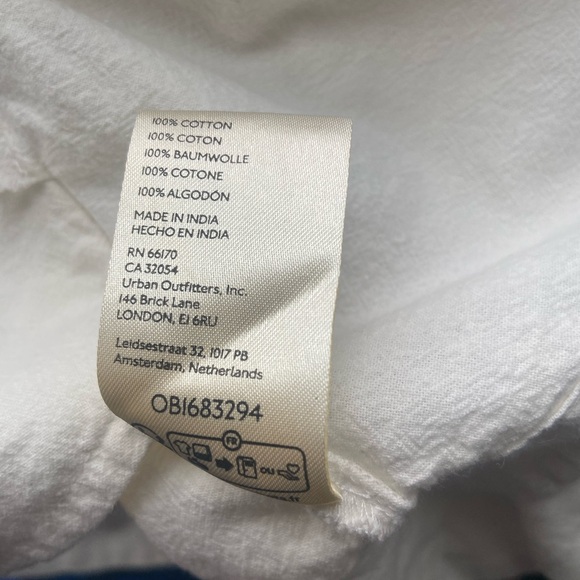 🔖 FREE PEOPLE Cherry Mini Dress Optic White Lightweight OB1683294 $138 - Picture 15 of 15